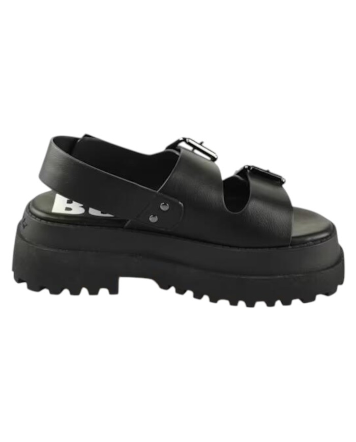 Sandalo Donna Buffalo Pluto Ari plateau vegan nero
