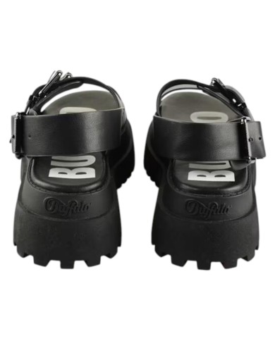 Sandalo Donna Buffalo Pluto Ari plateau vegan nero