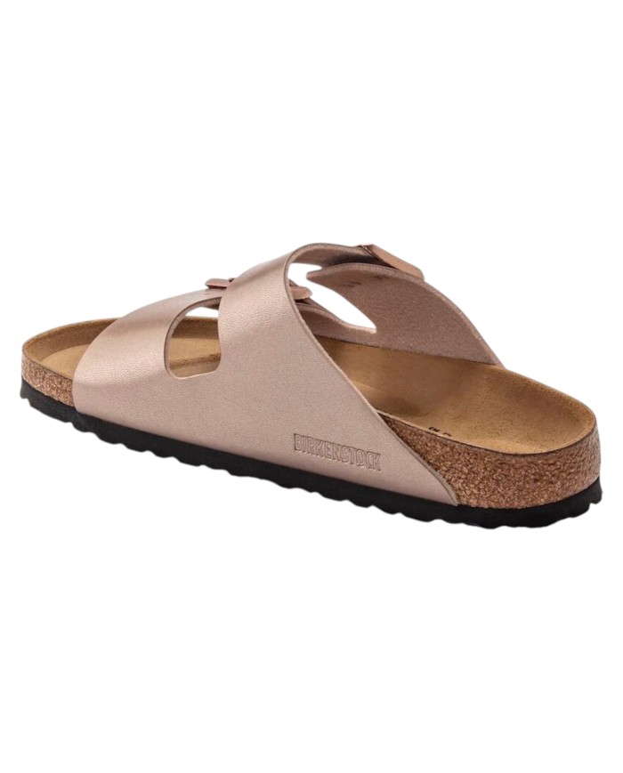 Sandalo Donna Birkenstock Arizona BS Birko Flor Copper Rame