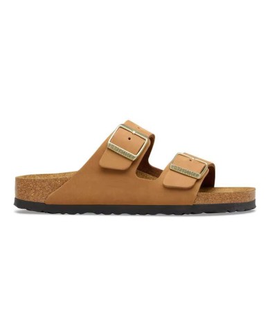 Sandalo Donna Birkenstock Arizona Plantare morbido Leather Nabuk Oliata Montone