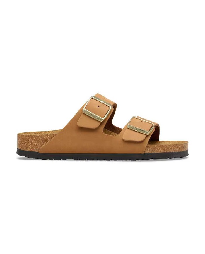 Sandalo Donna Birkenstock Arizona Plantare morbido Leather Nabuk Oliata Montone