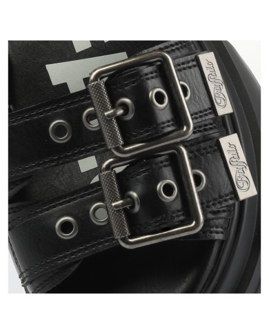 Sandalo Donna Buffalo Bolt SND Buckle Vegan nappa Black