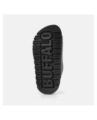 Sandalo Donna Buffalo Sabot Jane Cross Vegan Nappa Black