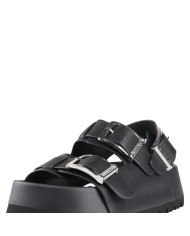 Sandalo Donna Buffalo Jane Athena Buckle Vegan Nappa Black