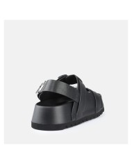Sandalo Donna Buffalo Jane Athena Buckle Vegan Nappa Black