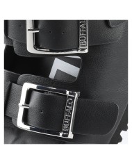 Sandalo Donna Buffalo Jane Athena Buckle Vegan Nappa Black