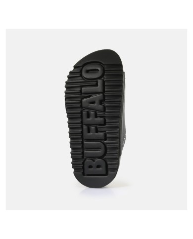 Sandalo Donna Buffalo Jane Athena Buckle Vegan Nappa Black