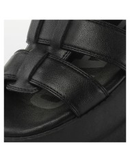 Sandalo Donna Buffalo Pluto Fisher Vegan Nappa Black