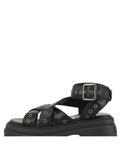 Sandalo Donna Buffalo Vega Miss Riv Vegan nappa Black