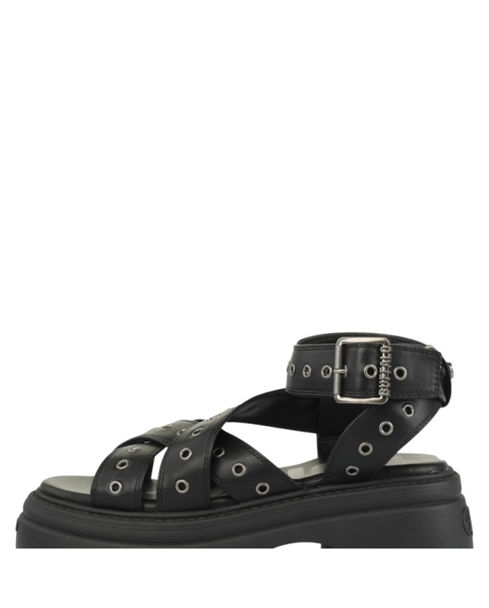 Sandalo Donna Buffalo Vega Miss Riv Vegan nappa Black