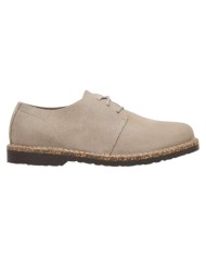 Scarpa Uomo Unisex Donna Stringata Uppsala Low Pelle Scamosciata Taupe