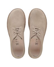 Scarpa Uomo Unisex Donna Stringata Uppsala Low Pelle Scamosciata Taupe