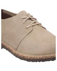 Scarpa Uomo Unisex Donna Stringata Uppsala Low Pelle Scamosciata Taupe