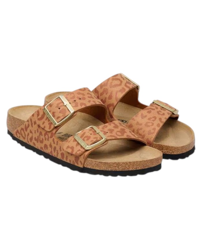 Sandalo Donna Birkenstock Arizona BS Leo Pecan
