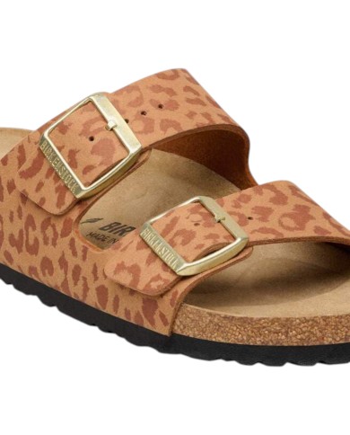Sandalo Donna Birkenstock Arizona BS Leo Pecan