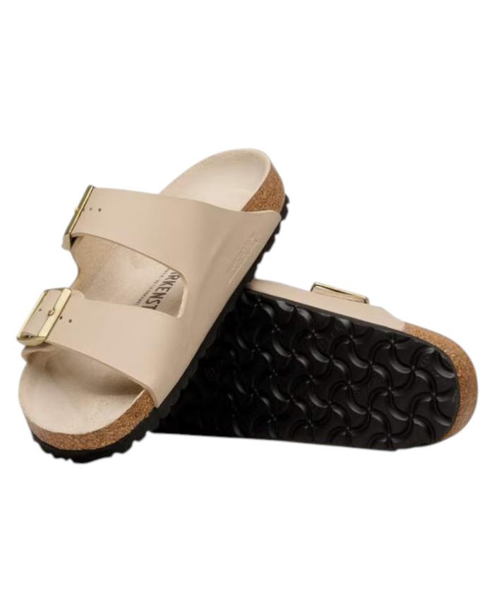 Sandalo Donna Birkenstock Arizona BS Birko-Flor Triples Sancastle / Oyster