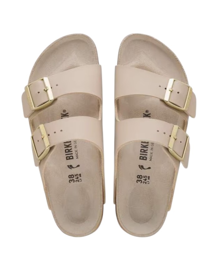 Sandalo Donna Birkenstock Arizona BS Birko-Flor Triples Sancastle / Oyster