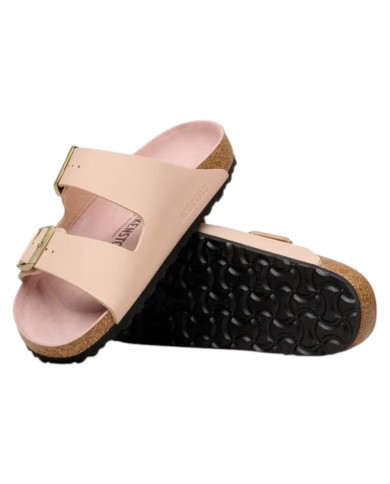 Sandalo Donna Birkenstock Arizona BS Birko-Flor Triples New Beige / Pink Clay