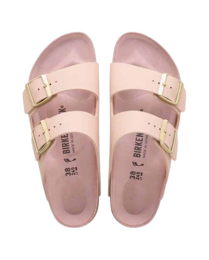 Sandalo Donna Birkenstock Arizona BS Birko-Flor Triples New Beige / Pink Clay