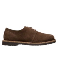 Scarpa Uomo Unisex Donna Stringata Uppsala Low Pelle Scamosciata Carafe Brown