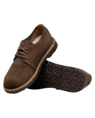 Scarpa Uomo Unisex Donna Stringata Uppsala Low Pelle Scamosciata Carafe Brown