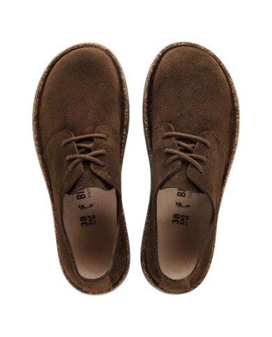 Scarpa Uomo Unisex Donna Stringata Uppsala Low Pelle Scamosciata Carafe Brown