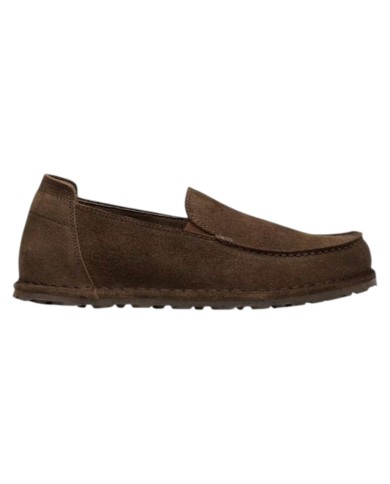 Scarpa Uomo Mocassino Utti Slip On Pelle Scamosciata Carafe Brown