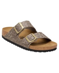 Sandalo Donna Birkenstock Arizona BS Leo Gray Taupe