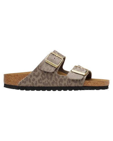 Sandalo Donna Birkenstock Arizona BS Leo Gray Taupe