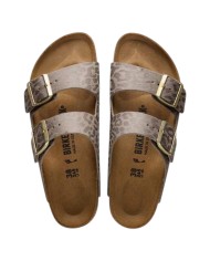 Sandalo Donna Birkenstock Arizona BS Leo Gray Taupe