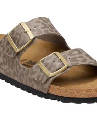 Sandalo Donna Birkenstock Arizona BS Leo Gray Taupe