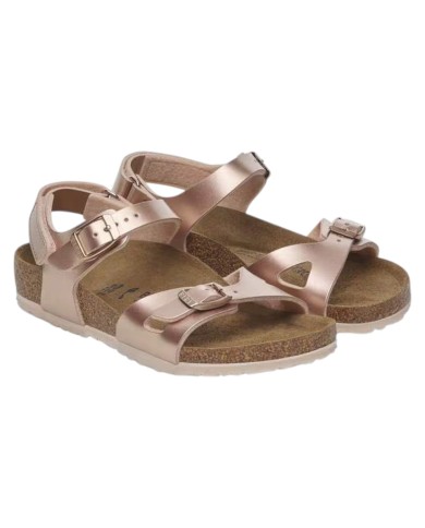 Sandalo Bambina Birkenstock Rio As Kids Electric Metallic Copper