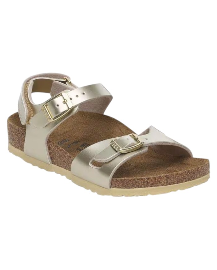 Sandalo Bambina Birkenstock Rio As Kids Electric Metallic Gold