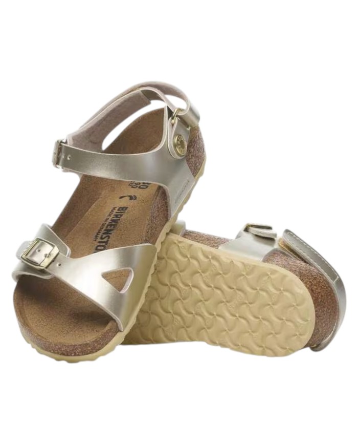 Sandalo Bambina Birkenstock Rio As Kids Electric Metallic Gold