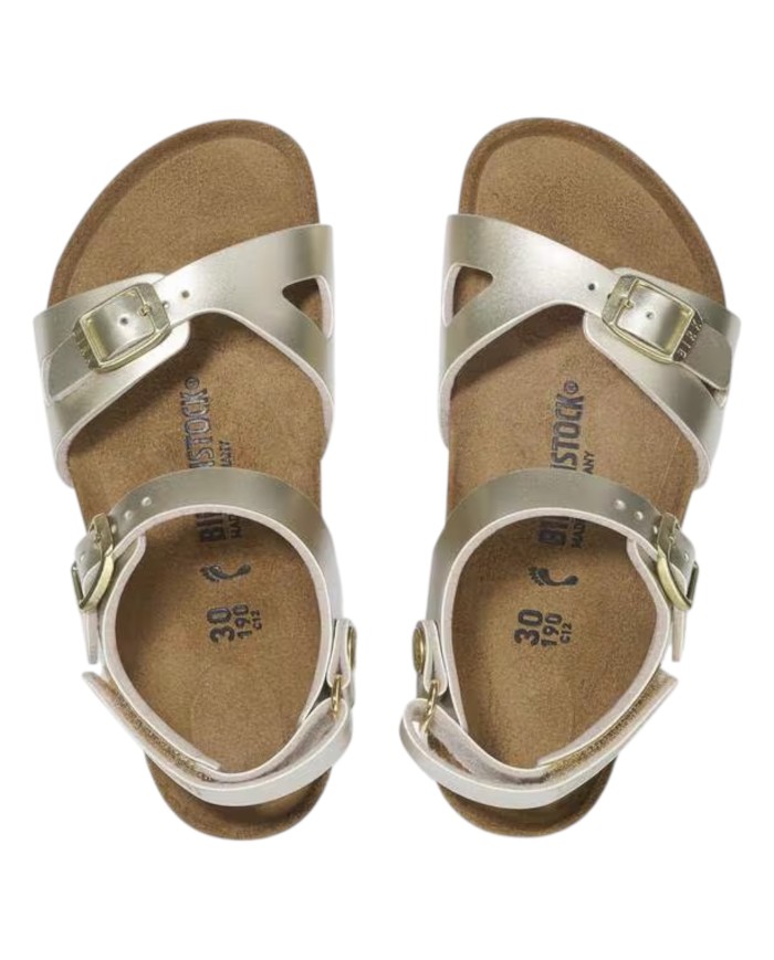 Sandalo Bambina Birkenstock Rio As Kids Electric Metallic Gold
