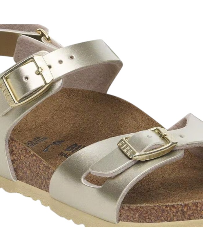 Sandalo Bambina Birkenstock Rio As Kids Electric Metallic Gold
