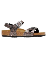 Sandalo Bambina Birkenstock Rio As Kids Cosmic Sparkle Black Multi