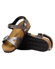 Sandalo Bambina Birkenstock Rio As Kids Cosmic Sparkle Black Multi