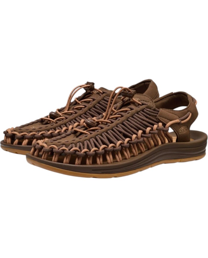 Sandalo Uomo Trekking Keen Uneek Dark Earth / Chipmunk Marrone