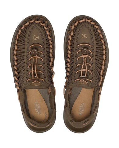 Sandalo Uomo Trekking Keen Uneek Dark Earth / Chipmunk Marrone