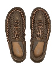 Sandalo Uomo Trekking Keen Uneek Dark Earth / Chipmunk Marrone