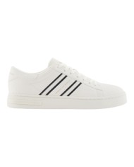 Sneakers Uomo Armani Exchange AX Stripes Logo Leather White