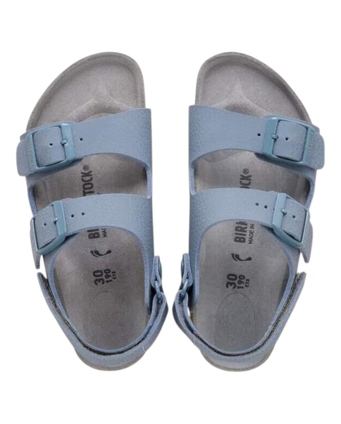 Sandalo Bambino Birkenstock Milano As Kids Desert Soil Triples Basalt Gray