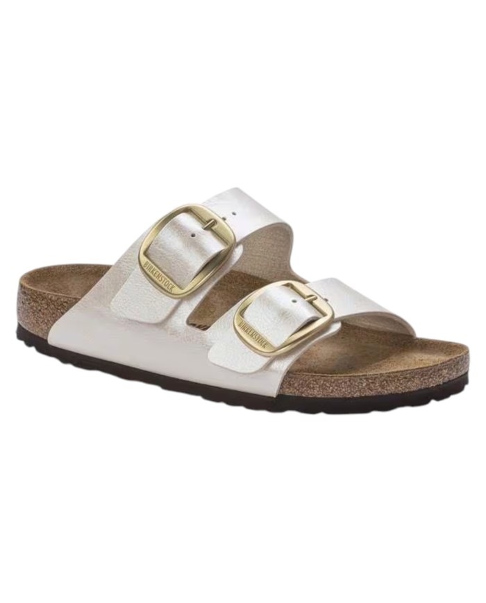 Sandalo Donna Birkenstock Arizona Big Buckle Graceful Pearl White