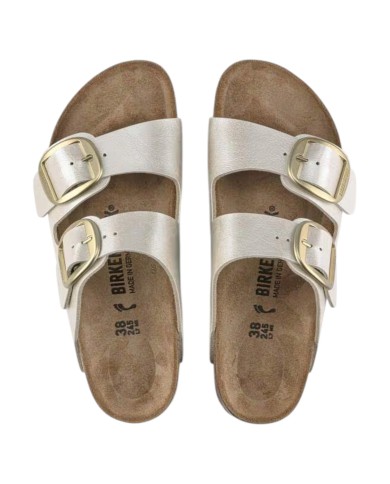 Sandalo Donna Birkenstock Arizona Big Buckle Graceful Pearl White