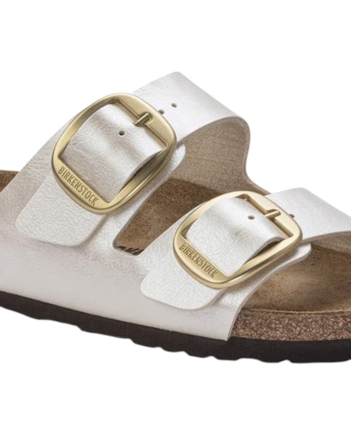 Sandalo Donna Birkenstock Arizona Big Buckle Graceful Pearl White