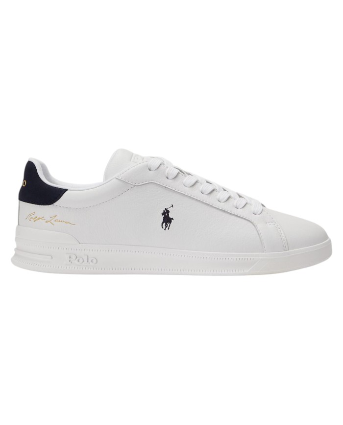 Sneaker Uomo Ralph Lauren Heritage Court II Leather White