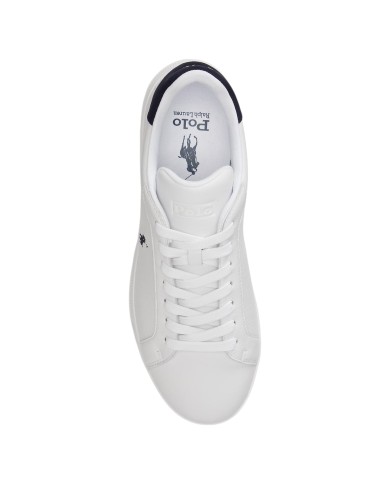 Sneaker Uomo Ralph Lauren Heritage Court II Leather White