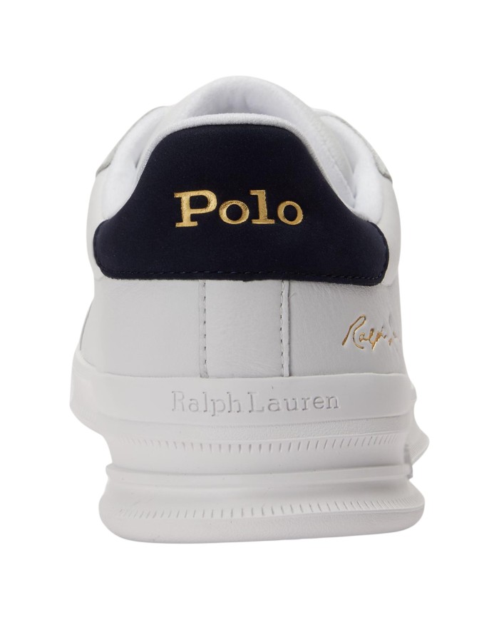 Sneaker Uomo Ralph Lauren Heritage Court II Leather White