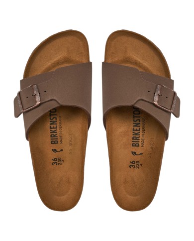 Sandalo Donna Birkenstock Catalina BS Birko Flor Fascia Unica Mocca